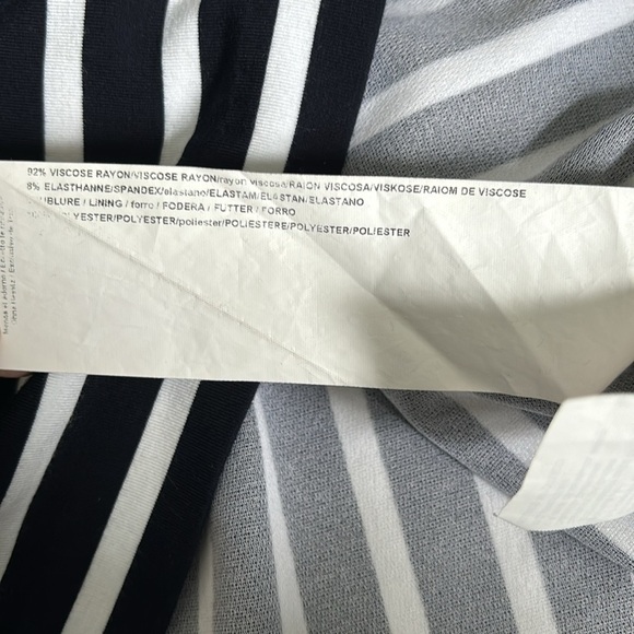 2/$100 JOSEPH RIBKOFF Blue Sleeveless Mock-Wrap Dress Size 14 - Picture 9 of 12